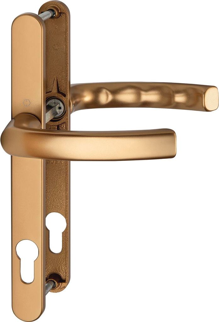 Drückergarnitur LIÈGE - auf Schmalschild 24 mm, 67 - 72, bronze