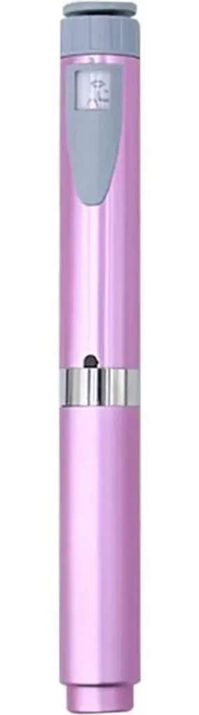 Penna per iniezioni, controllo del dosaggio, design riutilizzabile, rosa