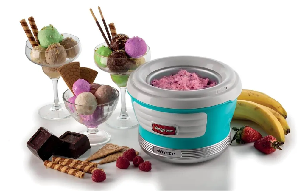 Machine à glace Ariete Gran Gelato 1,5 L - Sorbetière Électrique Bleue - 9