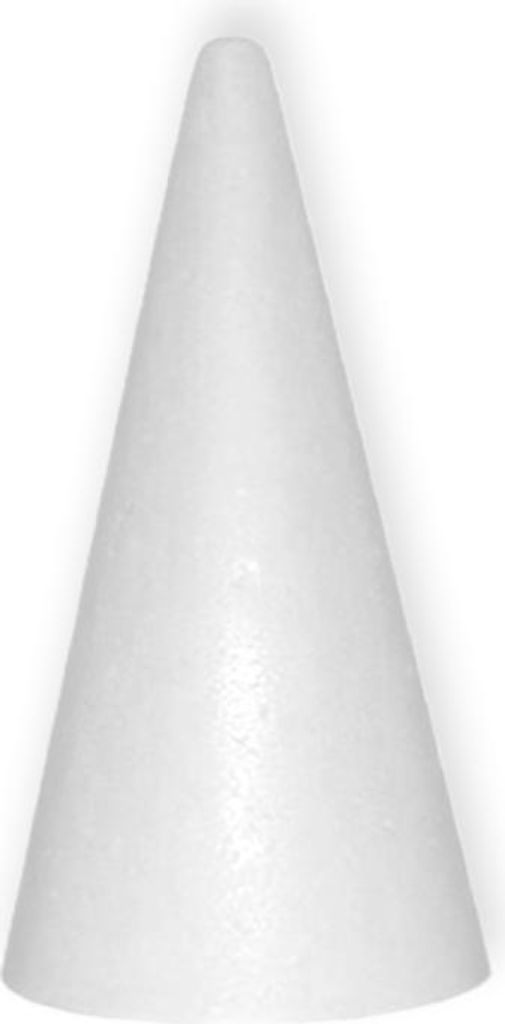 Styroporkegel, Höhe 11cm, 1 Stk.