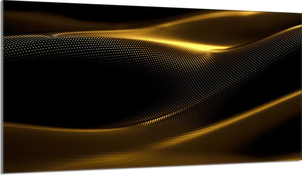 Piastra copri piano cottura 90x52 Piastra copri piano cottura in ceramica alzatina in vetro tagliere decorativo, motivo dorato