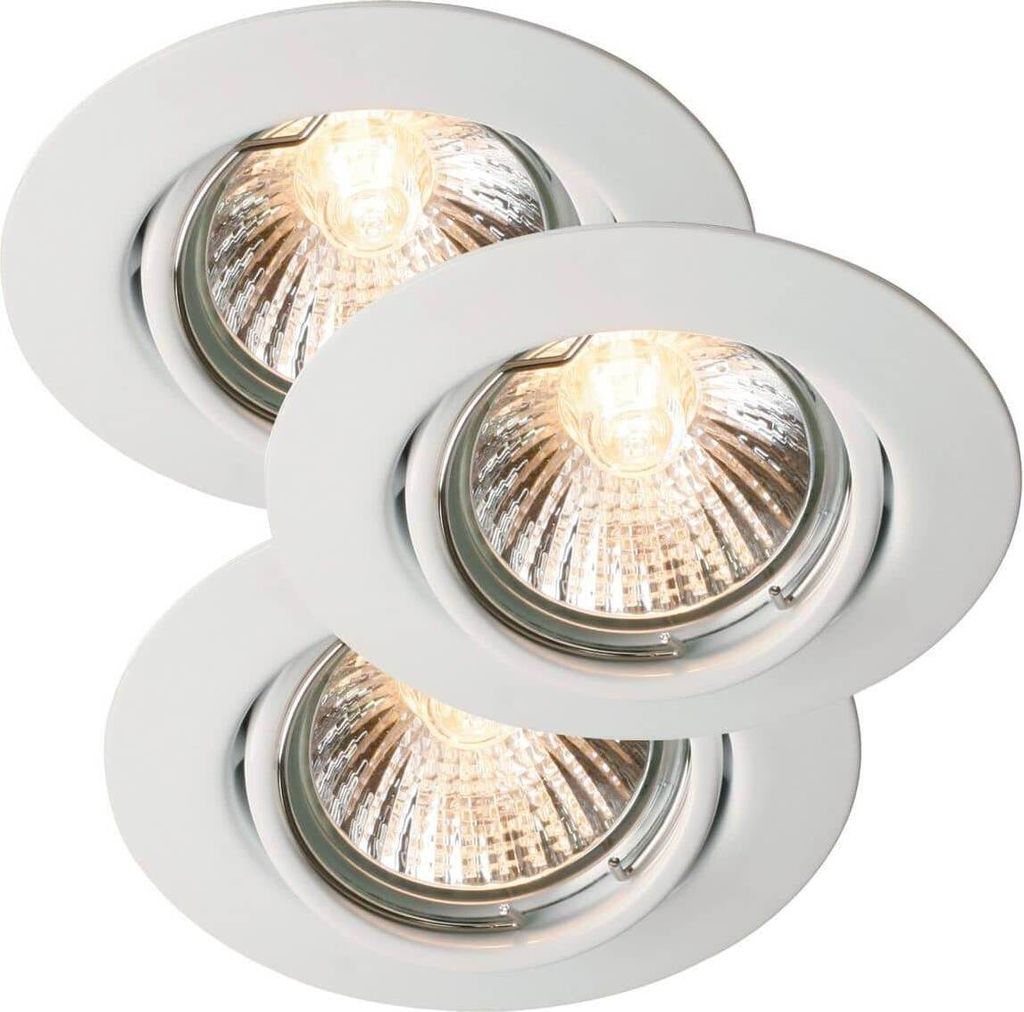 Nordlux 54540101 Triton Einbauleuchte 3xGU10 Metall Weiss