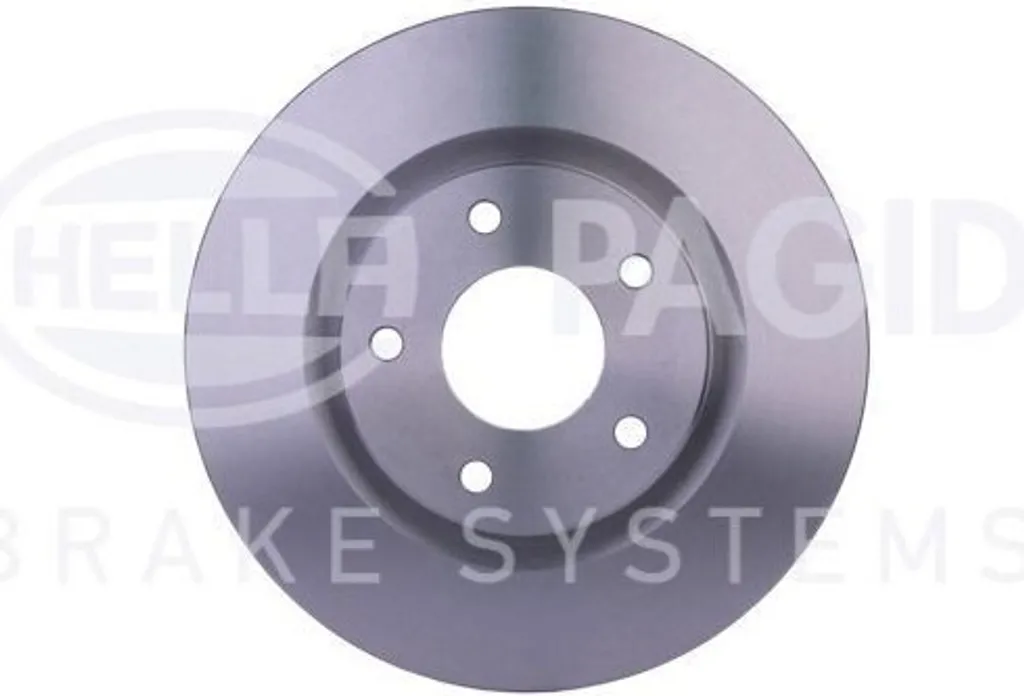 Disque de frein anti-vibration HELLA 8DD 355 114-601 pour Nissan Juke