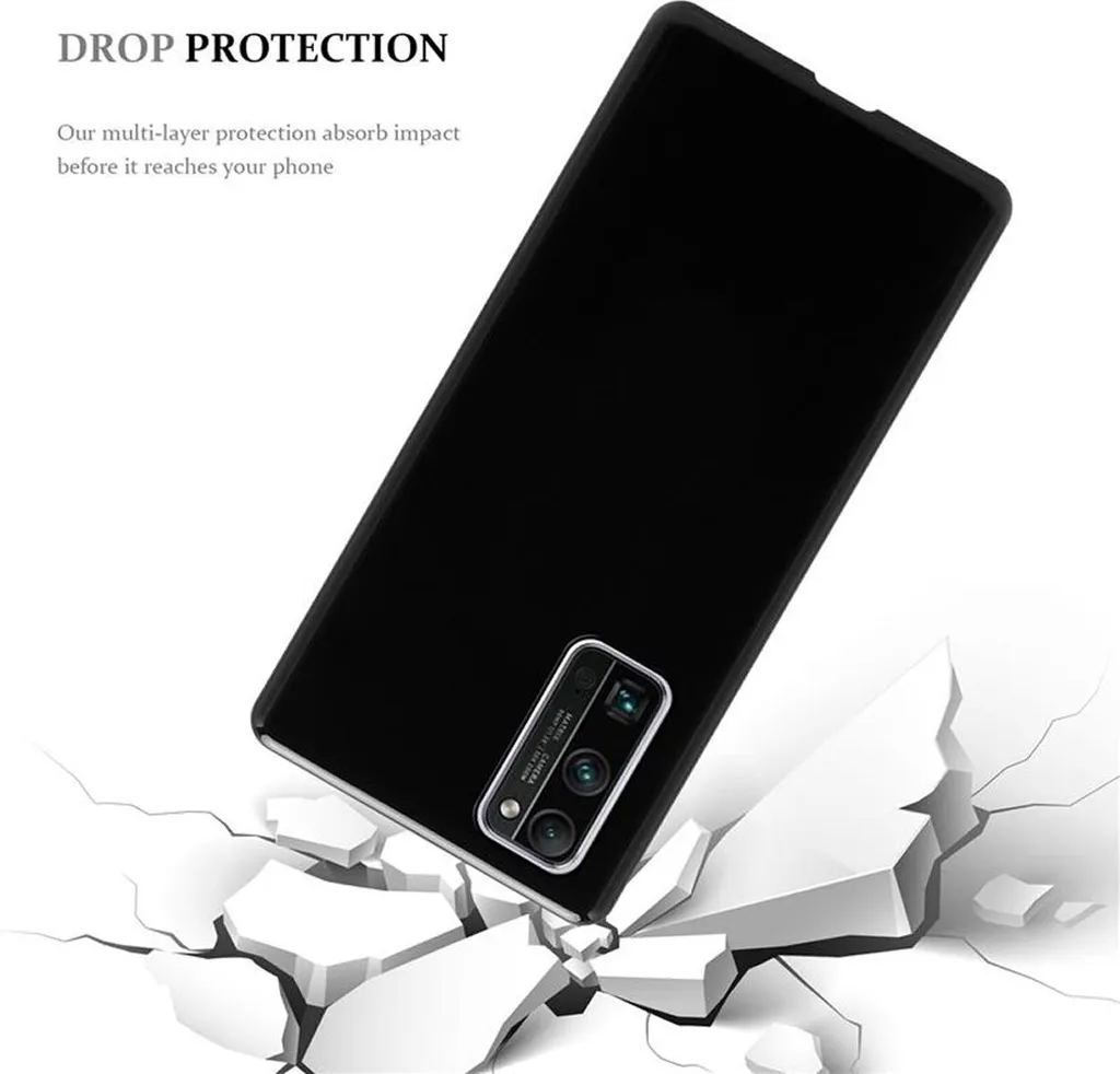 Cadorabo Cover Honor 30 PRO Nero - Protezione in Silicone TPU Morbido