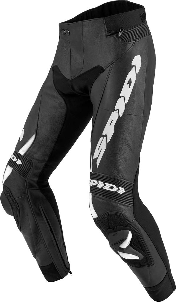 Spidi RR Pro 2 Motorrad Lederhose, schwarz/weiß, 54