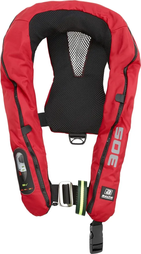 Gilet de sauvetage 300N automatique Baltic Legend rouge pour adultes