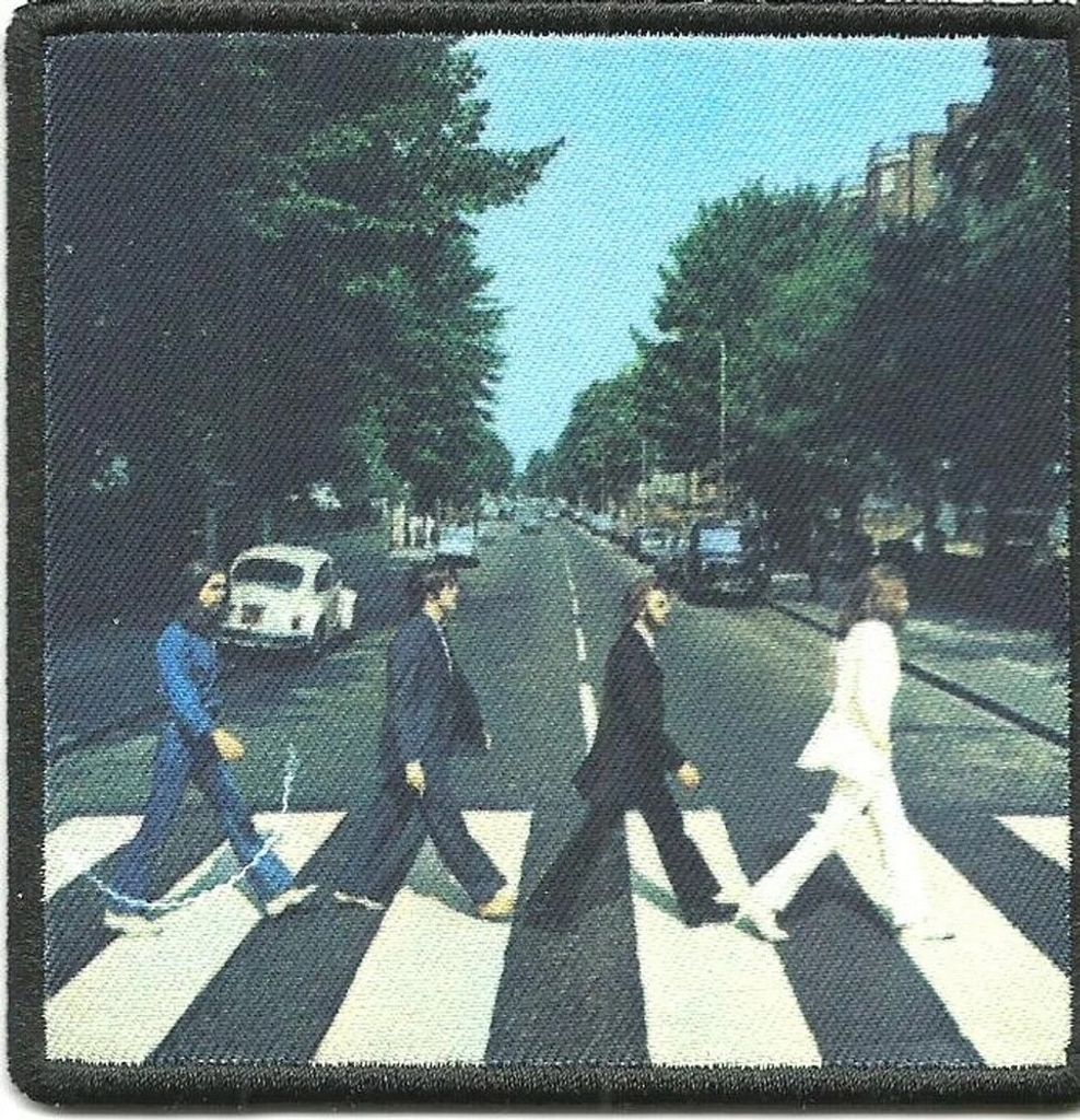 The Beatles - Standardgröße - Aufnäher zum Aufbügeln "Abbey Road" - Polyester RO6635 (Einheitsgröße) (Bunt)