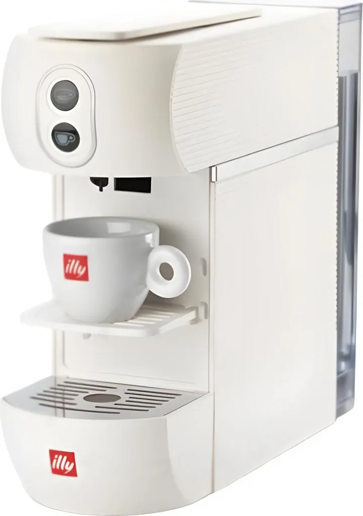 Machine à café E.S.E Illy blanche idéale pour votre routine matinale