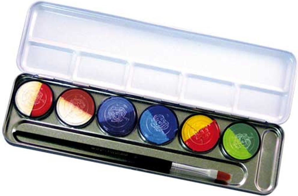 Eulenspiegel 6=12 Farben Metall-Palette - Split Cakes