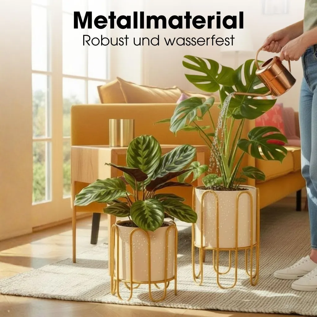 Support Plante Intérieur Marron en Fer - Créez votre Jardin d'Hiver - 5