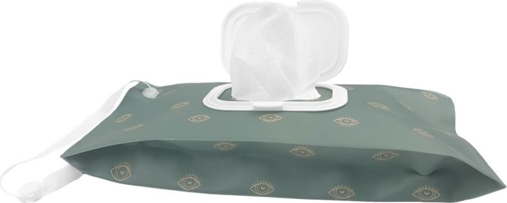 Etui na nawilżane chusteczki Zielone / Bocioland Zdjęcie produktu 