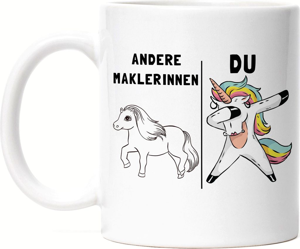 Andere Maklerinnen Du Tasse Pferd Einhorn Humor Lustig Unicorn Geschenk Apotheke