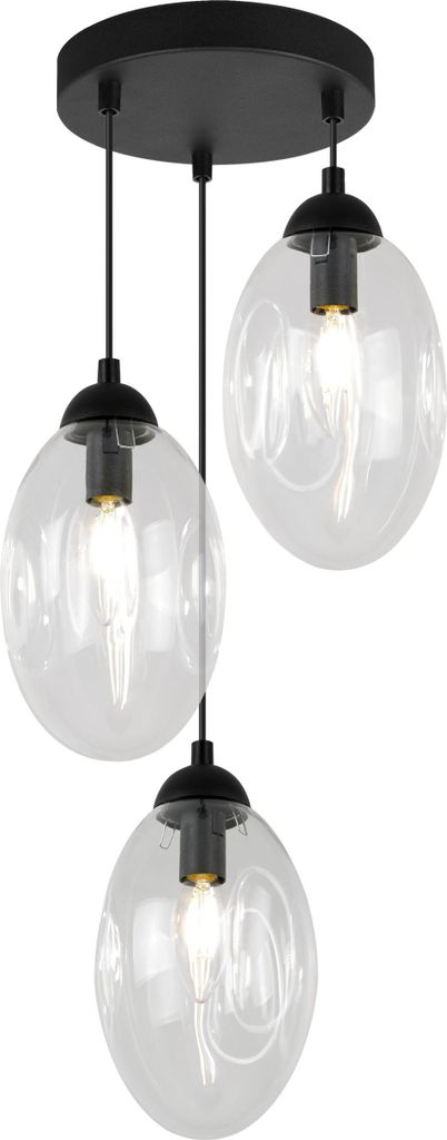 Moderne Deckenlampe – Loft Hängelampe Kronleuchter Plafon mit E14 Fassung für Küche und Wohnzimmer