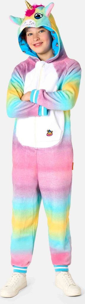 Einhorn Overall - Karneval Faschingskostüm Kinder Kindergröße: 98-104