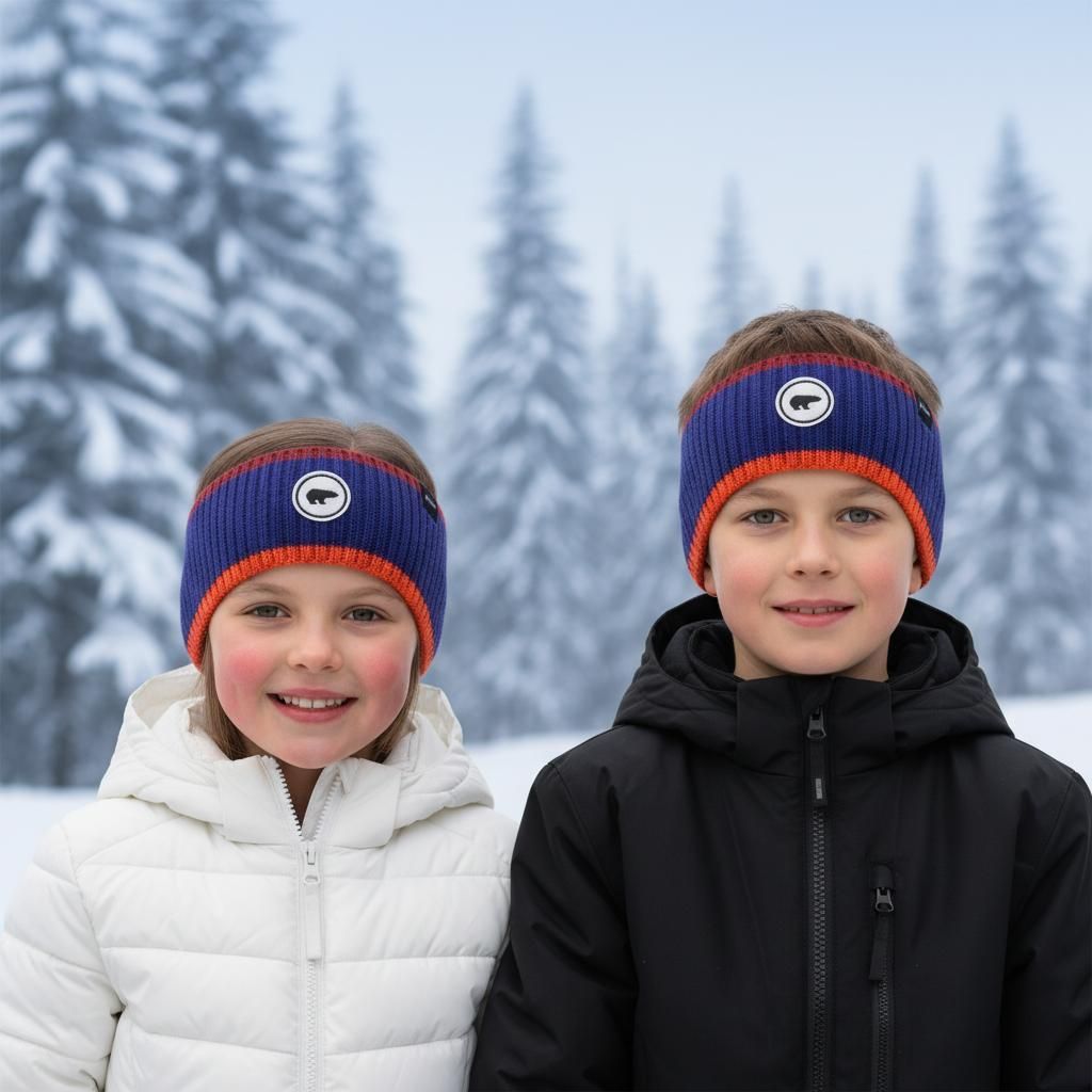 Winterstirnband EISBÄR Takar STB Kids Blau Blau