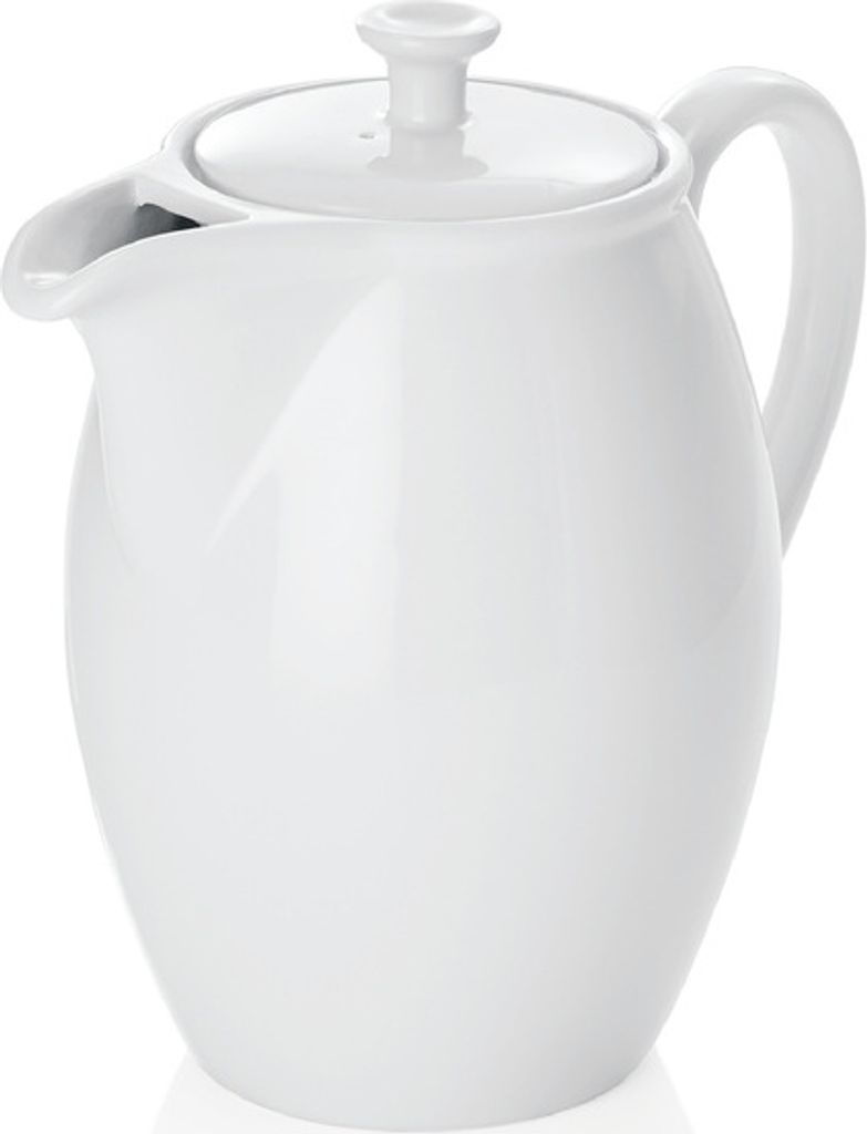 4x Kaffeekanne 1,95 l, weiß, Porzellan