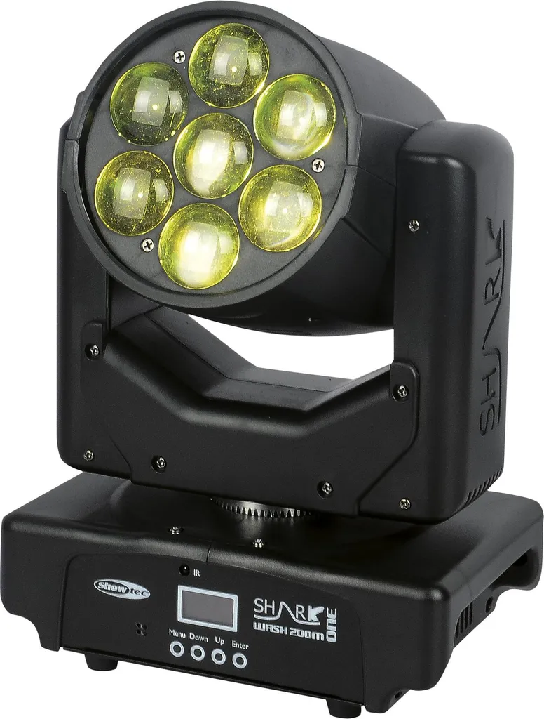 Showtec Shark Wash Zoom One 105W RGBW Lyre LED à Zoom Ultra Fluide