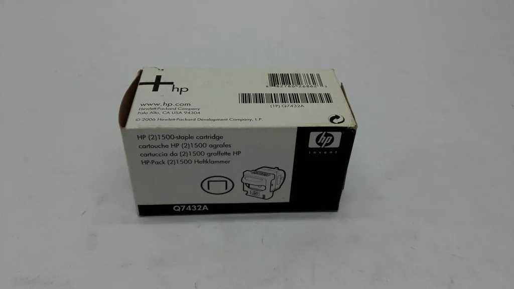 Recharge d'agrafes HP pack de 2 cassettes de 1500 agrafes de bureau