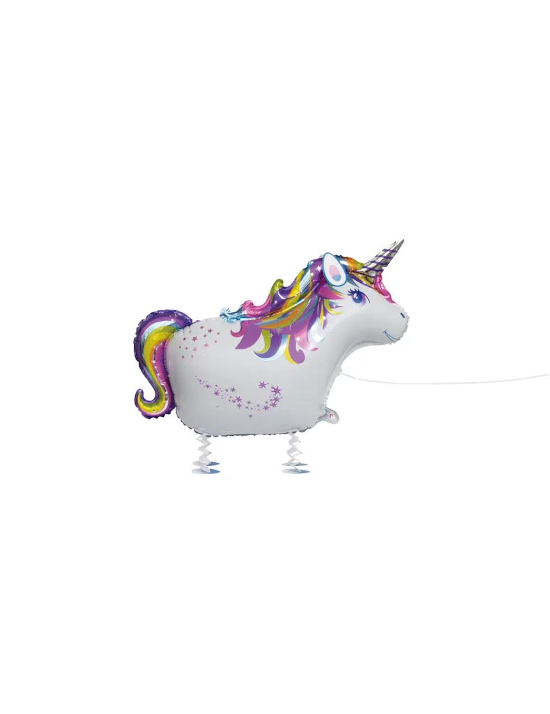 Ballon licorne multicolore 86cm idéal pour anniversaire fille et fête