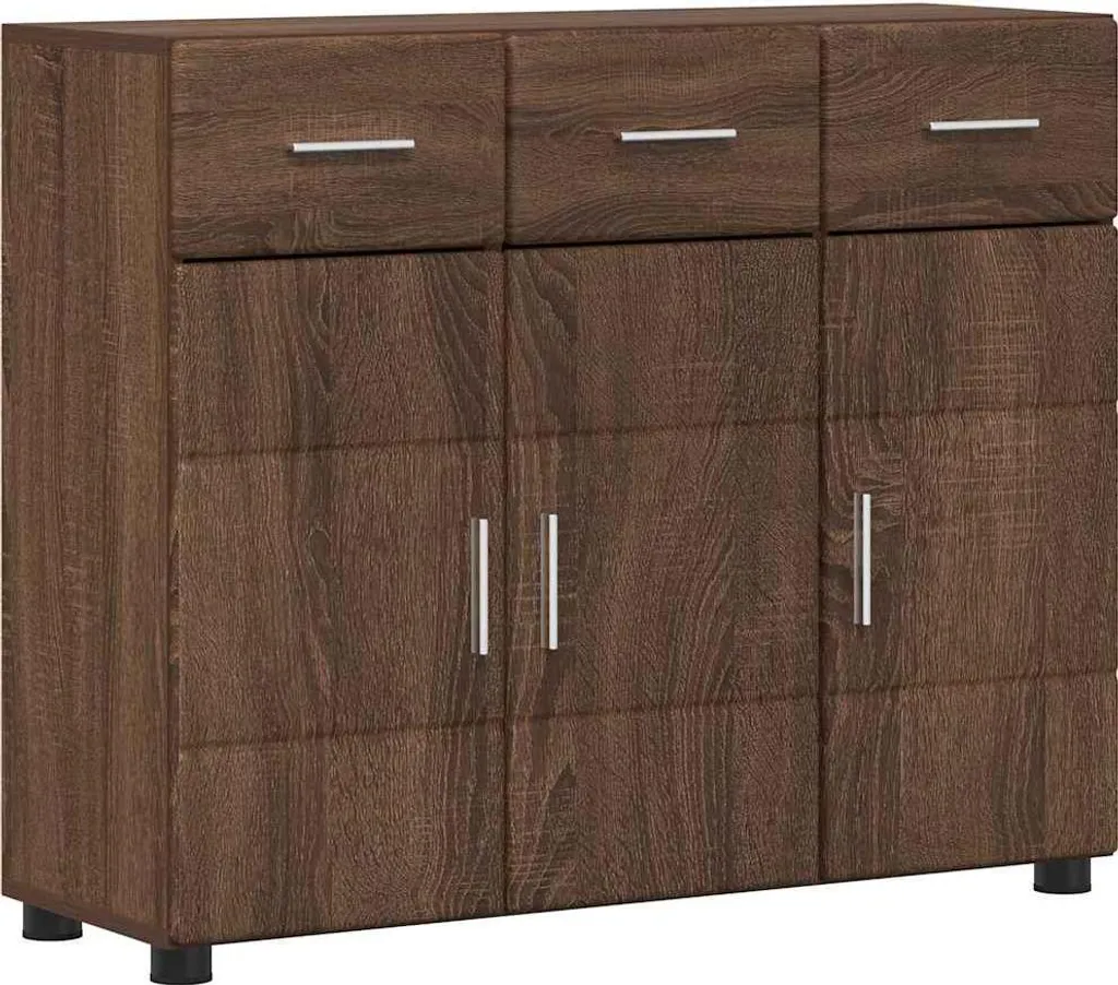 SYFAX Mobiletto Rovere Marrone 88,5cm per Sala da Pranzo e Cucina