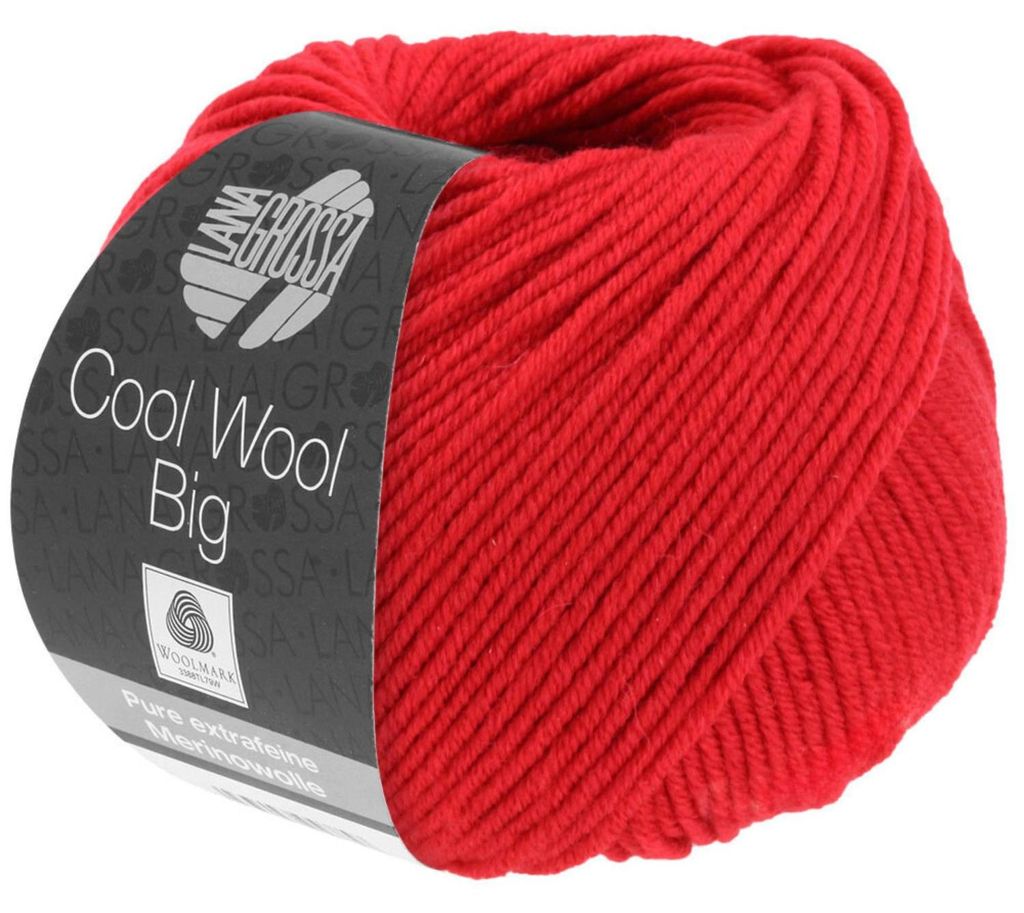 Lana Grossa - Cool Wool Big 0648 karminrot Produktbild 