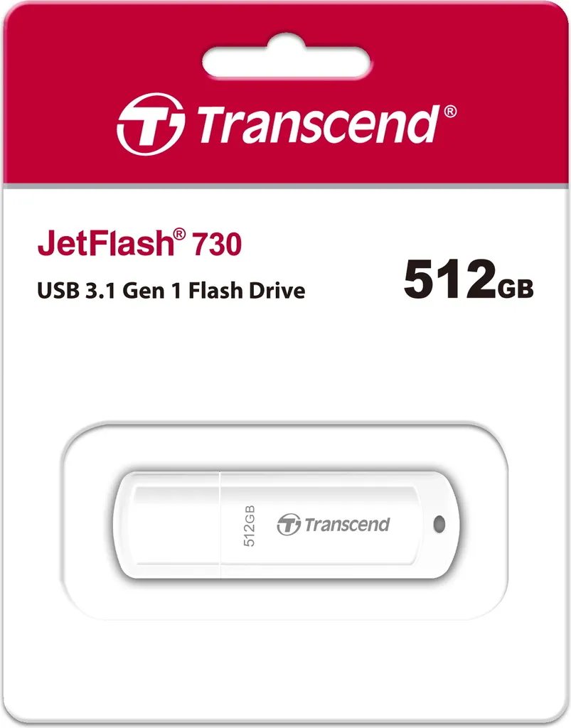 Sauvegarde de Données 512Go avec la Clé USB Transcend JetFlash 730