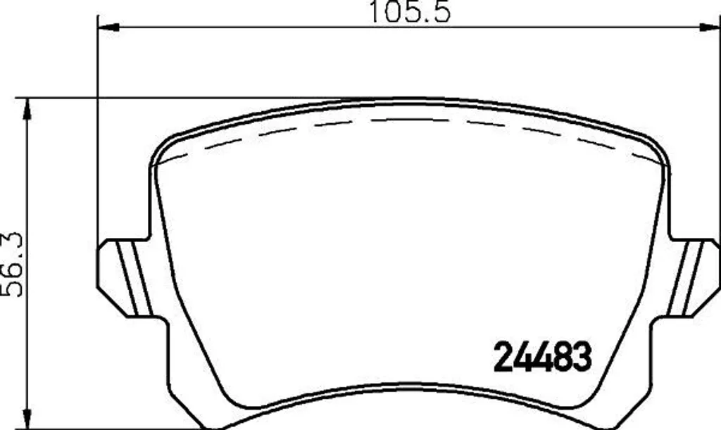 Plaquettes HELLA 355 025-341 haute performance pour freinage OE