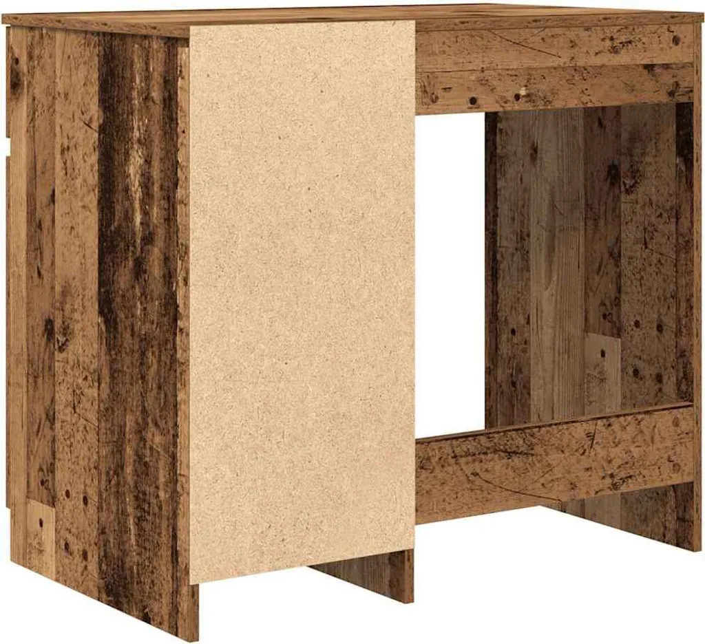 Prezzo Shock: Scrivania Maison Exclusive 86cm Effetto Legno Antico - 8