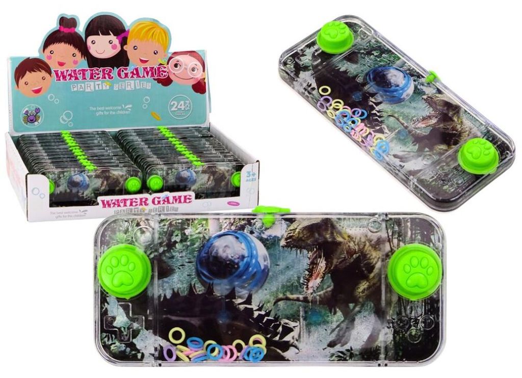 Leantoys Gra Wodna Zr?czno?ciowa Dinozaur Stegozaur Konsola Pad Zielony