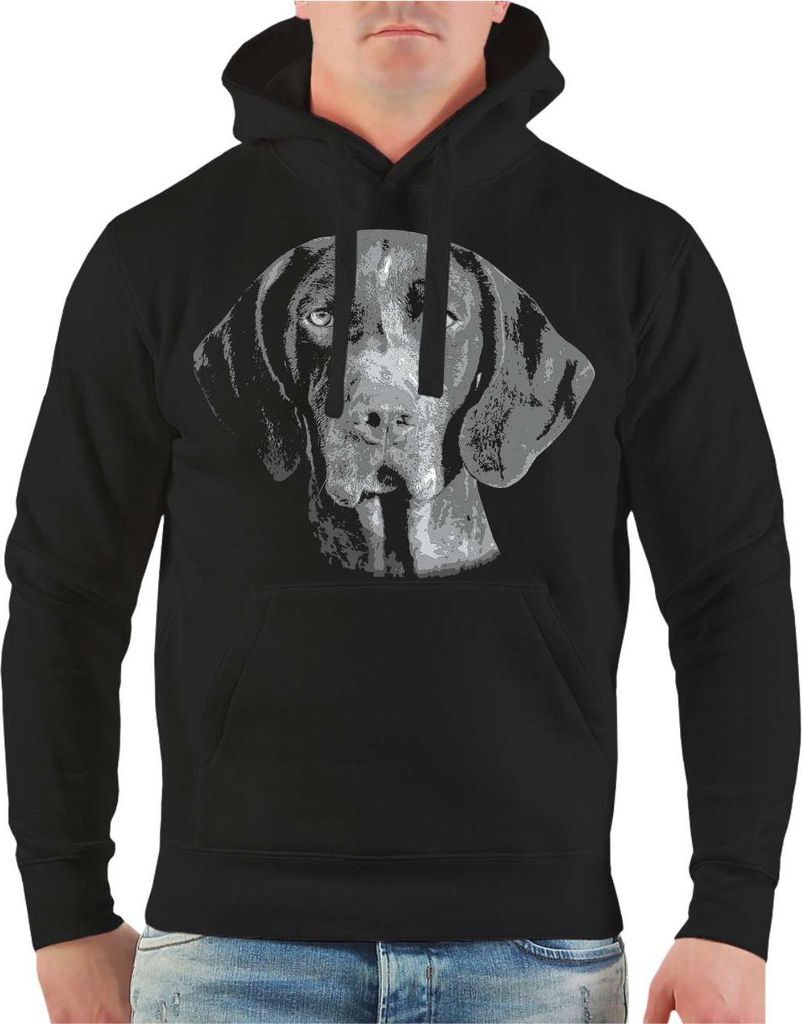 Herren Kapuzenpullover Deutsch Kurzhaar
