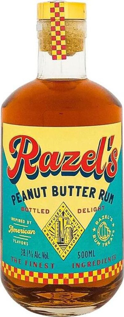 Razels Peanut Butter Rum 500ml 38,1% Vol. Produktbild 