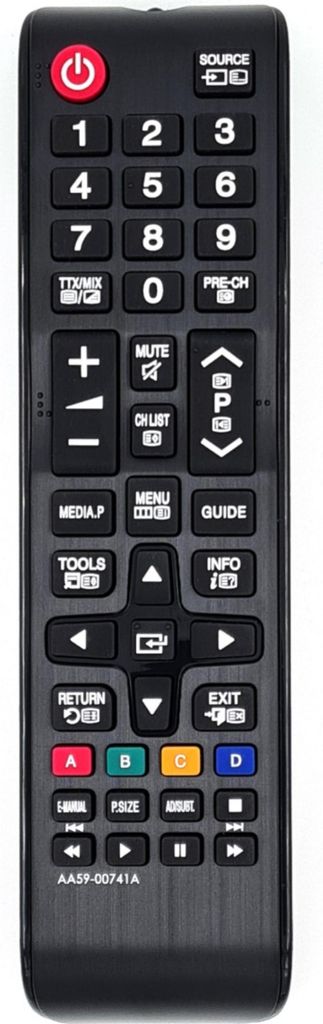 Ersatz Fernbedienung für Samsung TV UE40J5150 | UE40K5100AK | UE40K5179 |