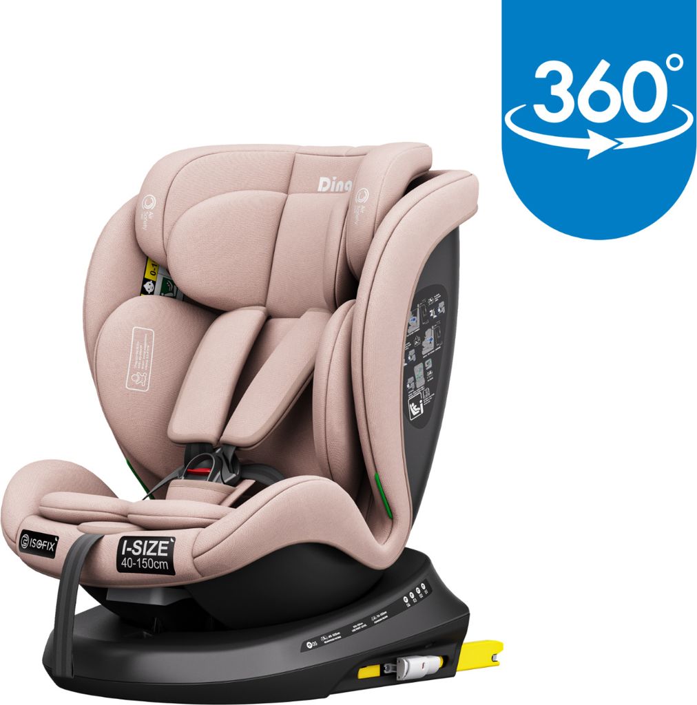 Ding Aiden Pink 40-150 cm 360° i-Size Kindersitz Produktbild 