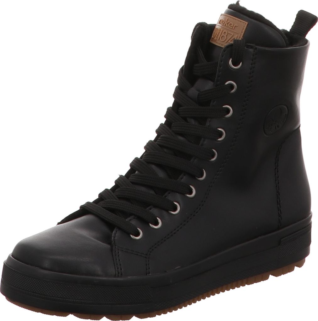 Rieker Schnür-,Zug-u.Schnallenstiefel in schwarz, Gr. 40