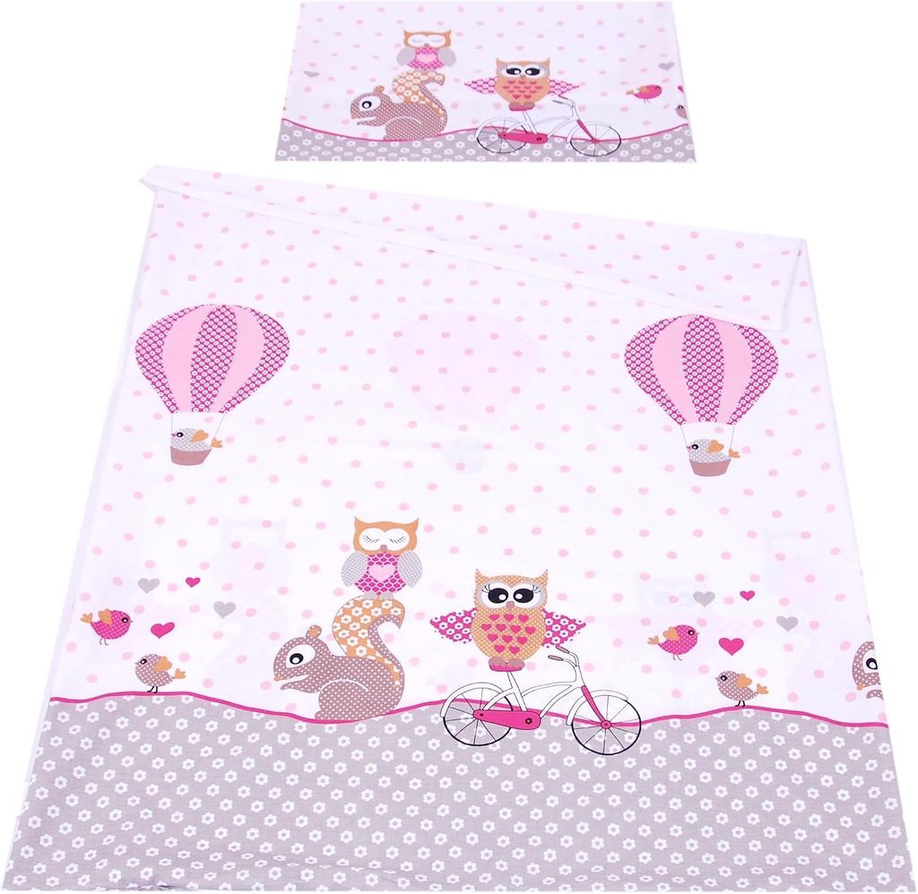 BABYLUX Kinderbettwäsche 2 Tlg. 100 x 135cm aus Baumwolle Produktbild 