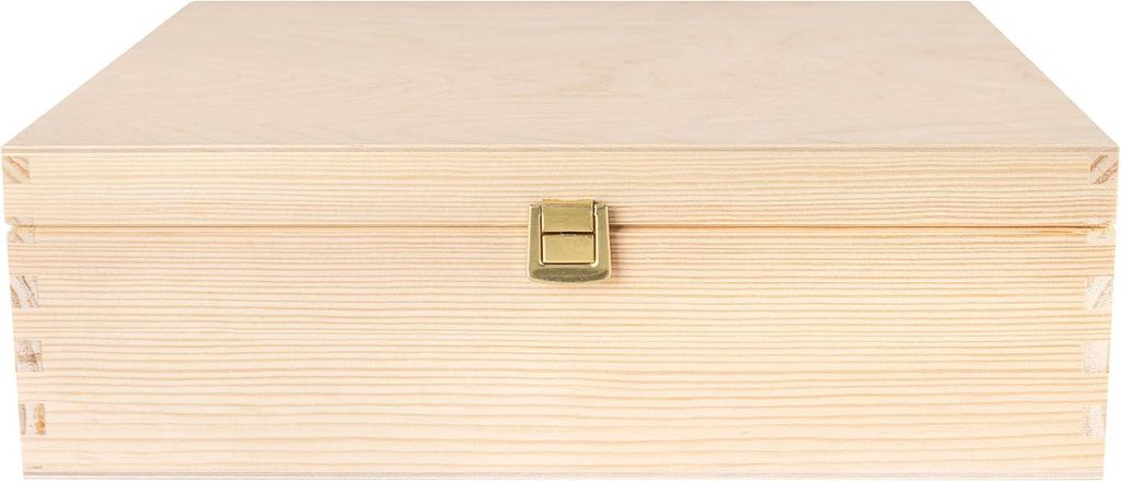 Creative Deco A4 Scatola di Legno con Coperchio | Immagine del prodotto 