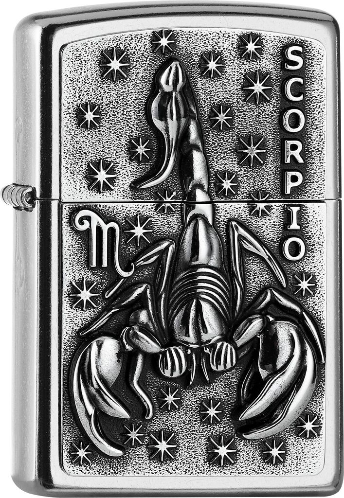 ZIPPO ZODIAC SCORPIO Feuerzeug Skorpion 2006498