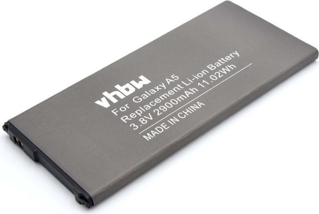 vhbw Akku kompatibel mit Samsung Galaxy SM-A510Y/DS, SM-A510S, SM-A510M/DS, SM-A510L Handy Smartphone Telefon (2900 mAh, 3,8 V, Li-Ion)