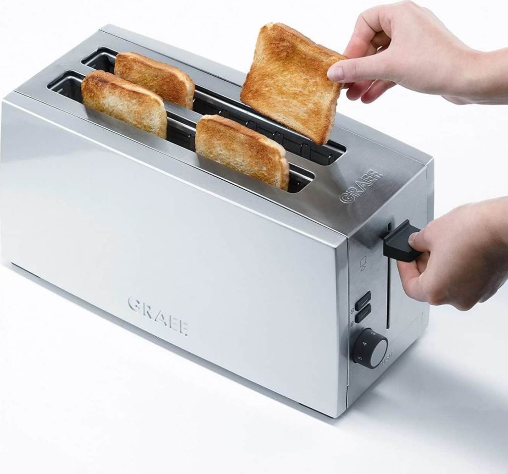 Gebr. Graef TO100EU 4 Scheiben Langschlitz Toaster, Produktbild 3