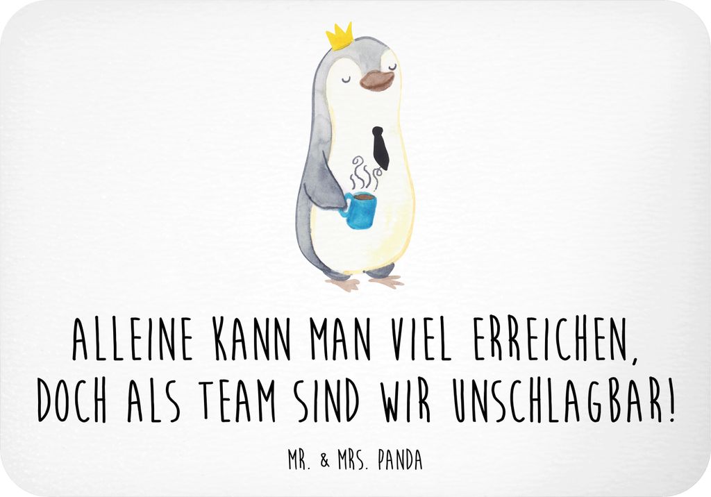 Mr. & Mrs. Panda magnet Im Team zusammenarbeiten - Weiß - Geschenk, whiteboardmagnet, Zuversicht, haftmagnet, Trost, Wachstum, Freundschaft, Inspi...