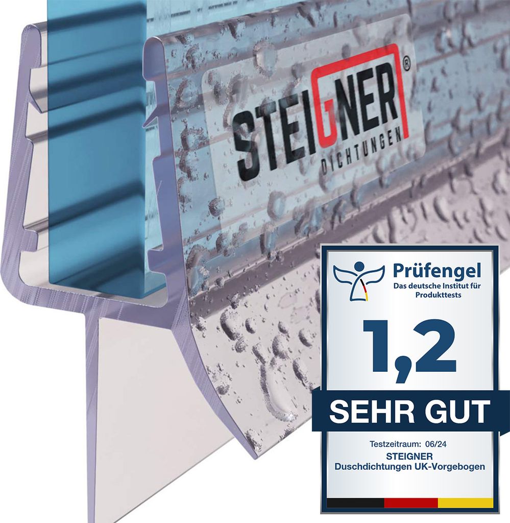 Duschdichtung Modell 24 Für 6 Mm Glas – 70 Cm, PVC, Schimmelbeständig, UV-geschützt