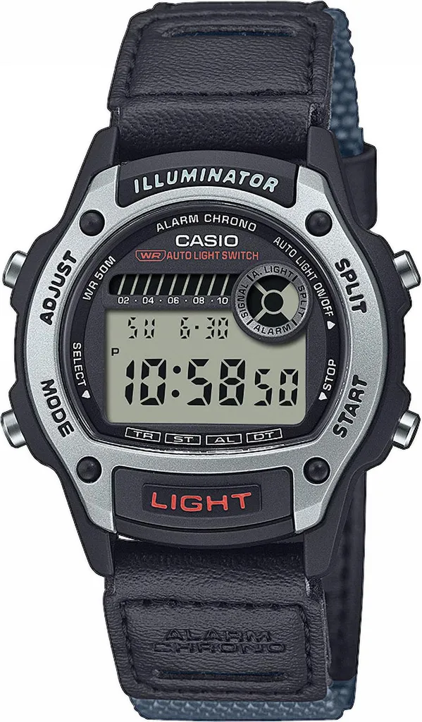 Orologio Casio W-220HF-8AVEF Crono e Allarme - Design per Sportive