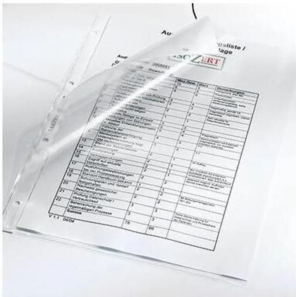 Pochette A4 Transparente Ultra-Robuste 130 Microns Leitz - Lot de 100