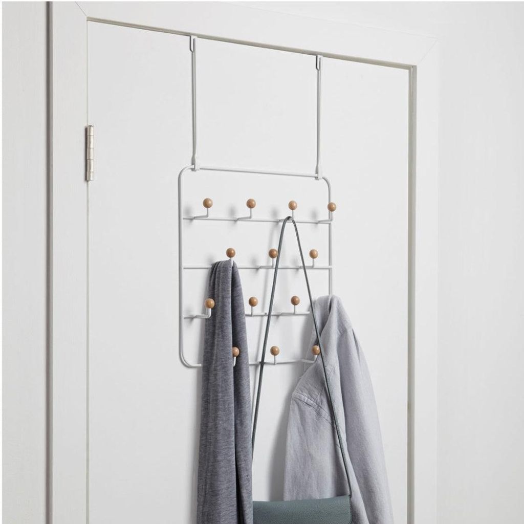 Umbra türgarderobe 14 haken schwarz - Weiß - Aufh\u00e4ngen Produktbild 