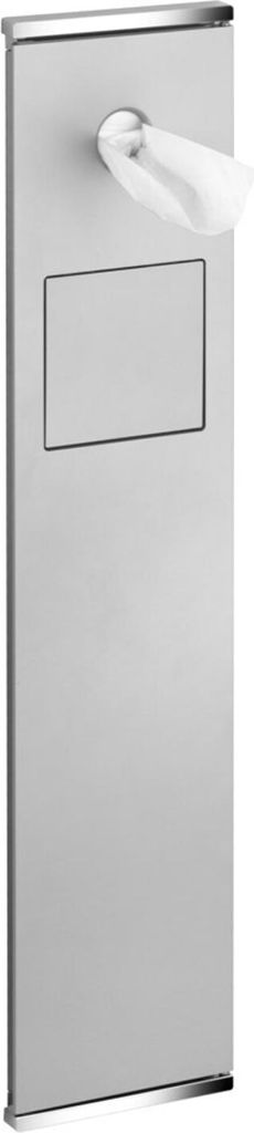 Keuco Plan Integral Modul WC 2 176 x 775 x 143 mm links mit Abfallsammler - verchromt/weiß lackiert - 44976015101