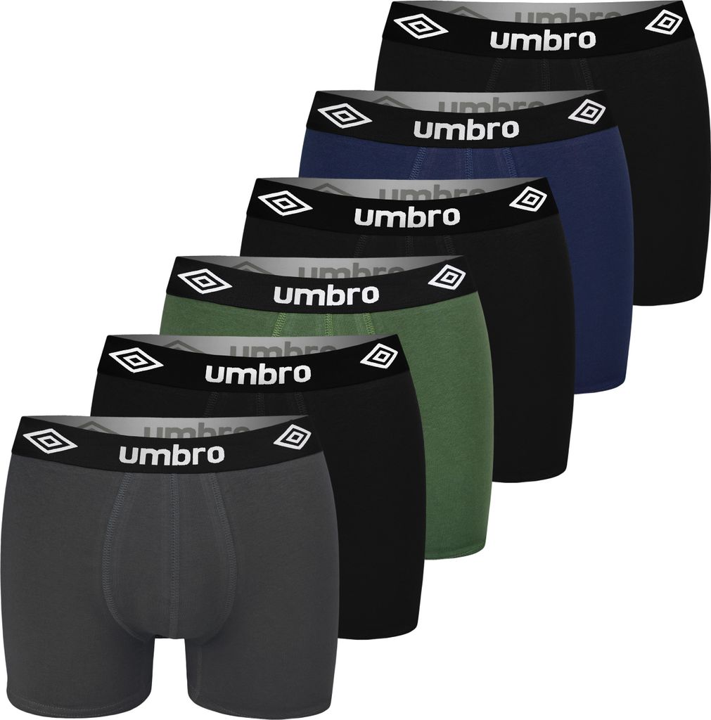 UMBRO Boxerky Pánské Bavlna 6 Balení | Perfektní Pohodlí, Obrázek produktu 