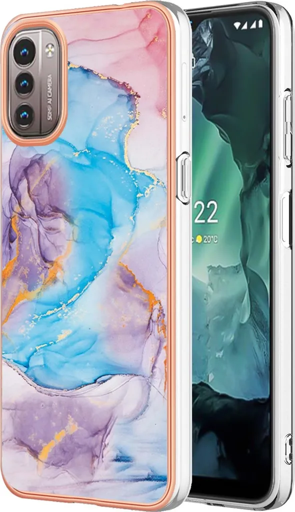 Cover Nokia G21 / G11 Fantasia Blu Shockproof - Trendy & Protettiva