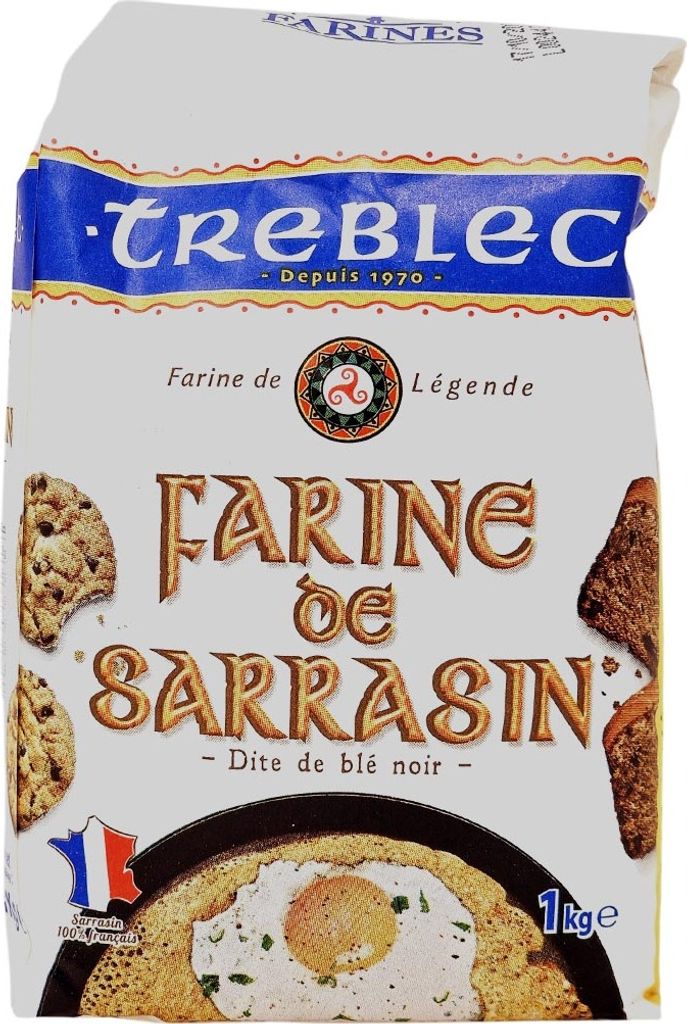 Treblec Farine de Sarrasin Buchweizenmehl 1 KG aus Frankreich