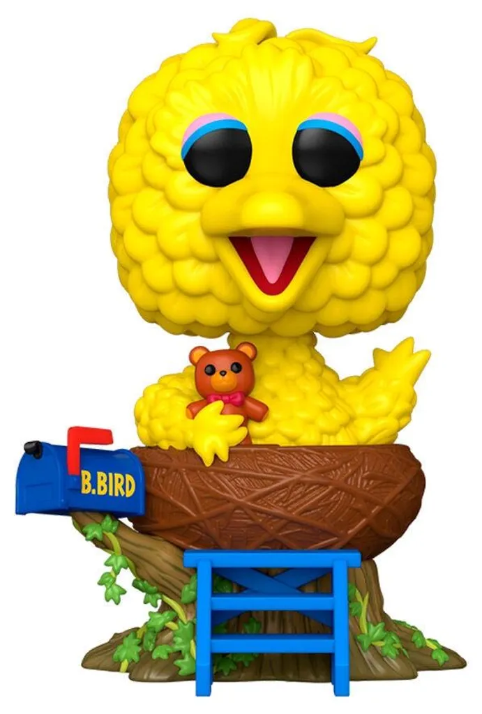 Peluche 60 cm Grand Oiseau Sesame Street - Matière Souple et Moelleuse