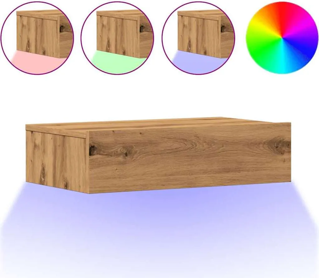 Mobile TV Sospeso SYFAX™ LED Rovere 60cm - Design Moderno e Compatto
